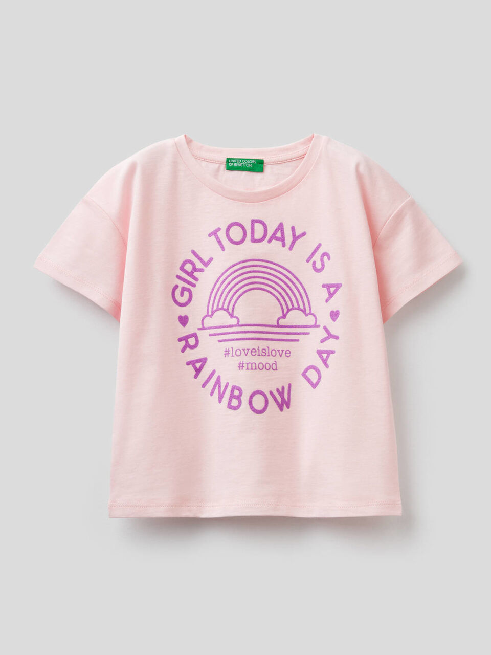 Pure cotton boxy t-shirt image number 1