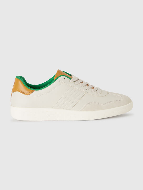 Low-top sneakers in imitation suede Men