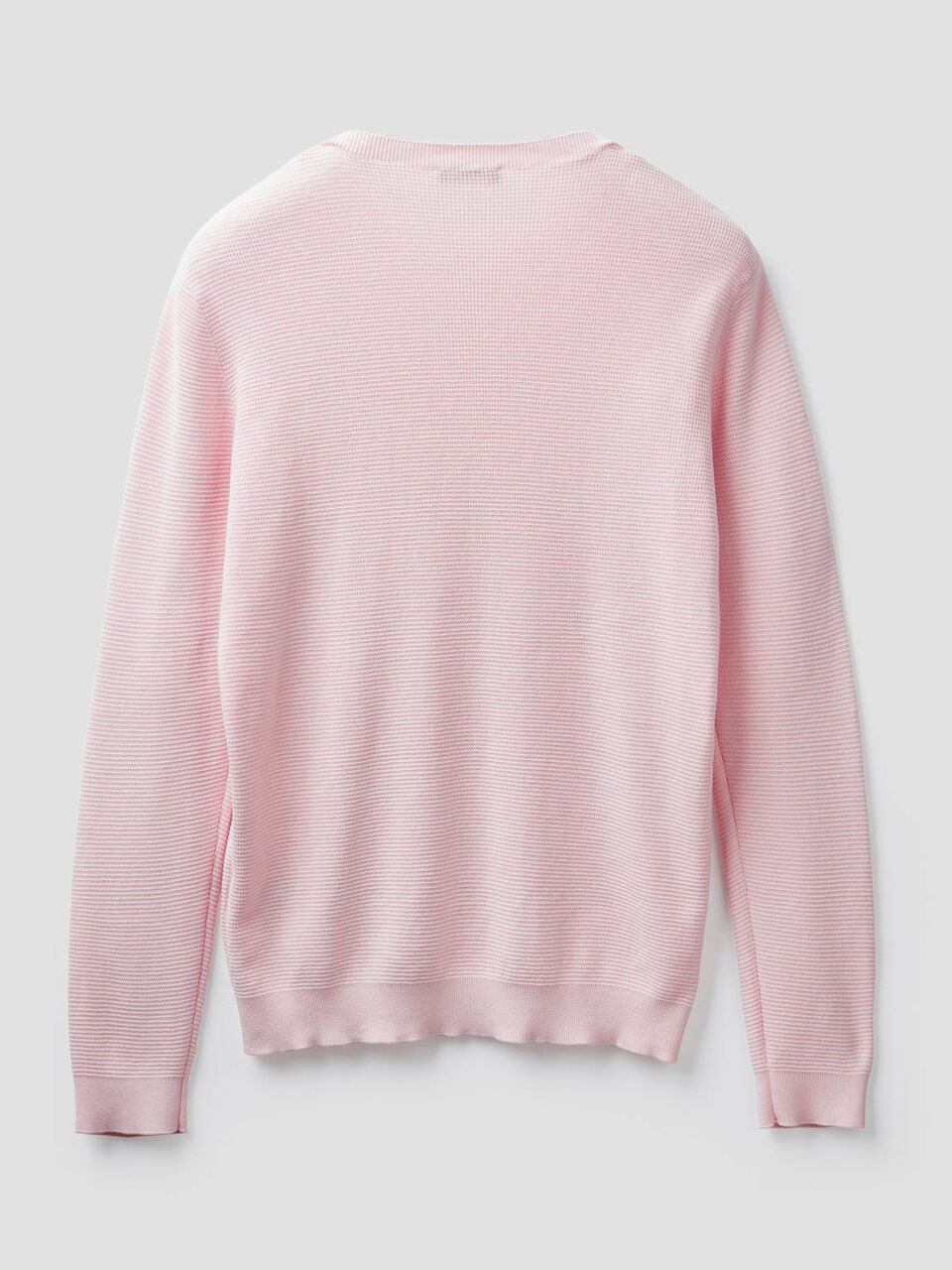 100% cotton knit sweater image number 2