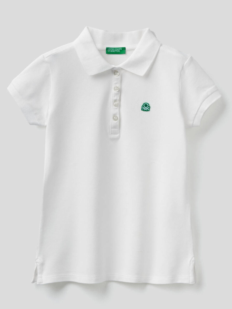 Stretch cotton polo image number 1