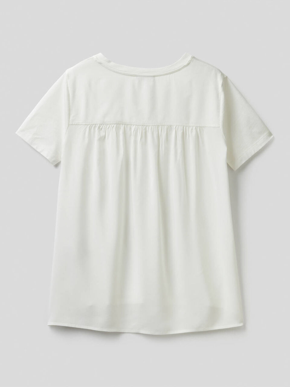 T-shirt with back in viscose image number 2