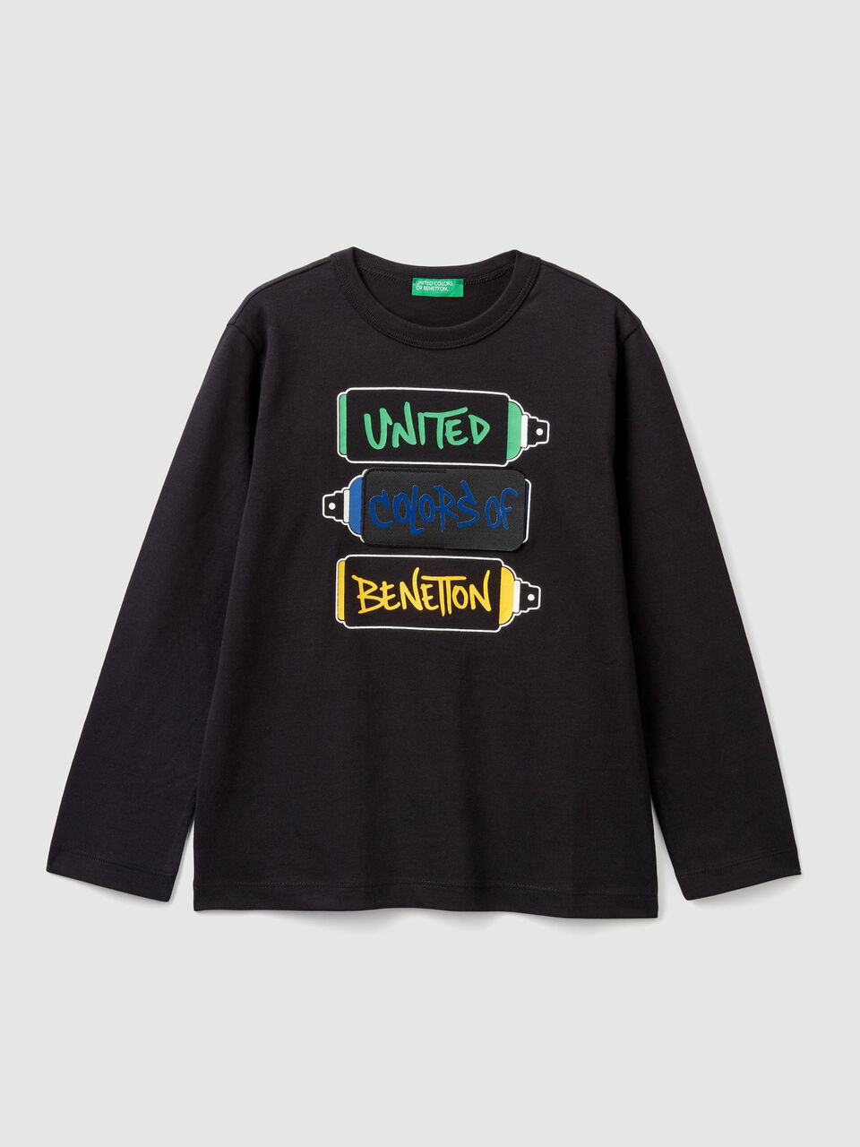 T-shirt with Velcro patch image number 1