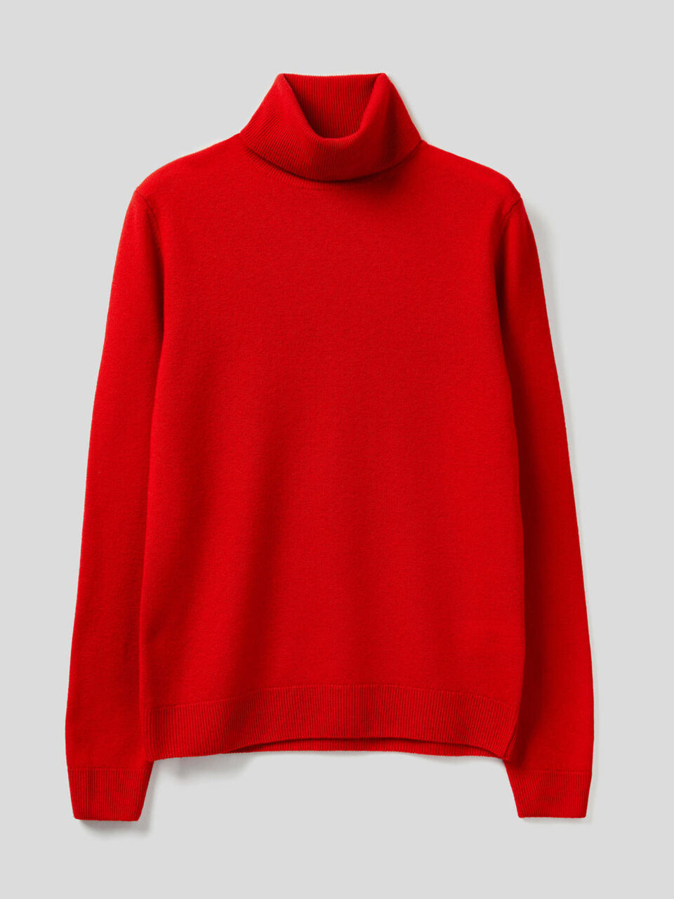 Turtleneck sweater in pure virgin wool image number 1