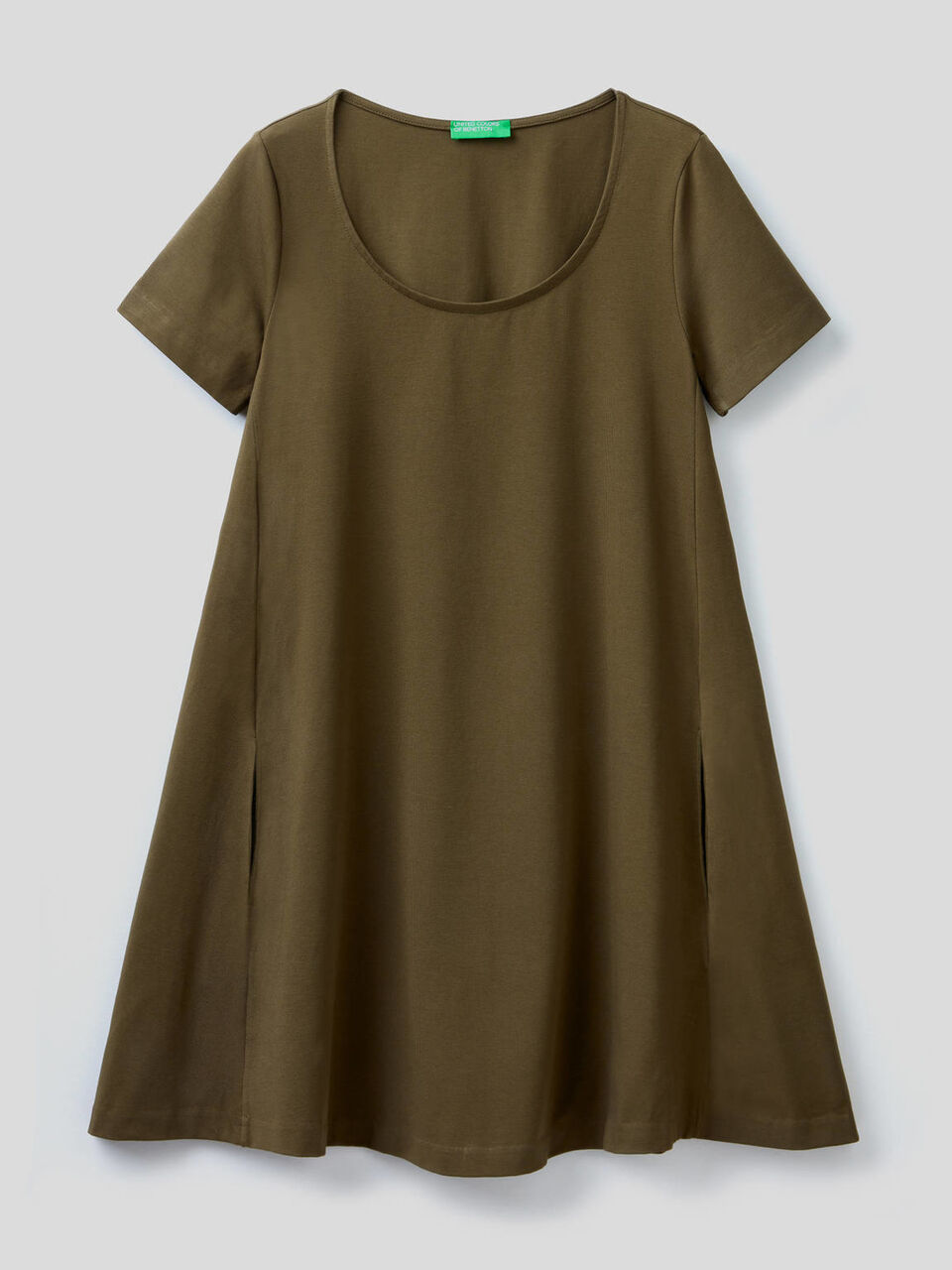 Stretch cotton dress image number 1