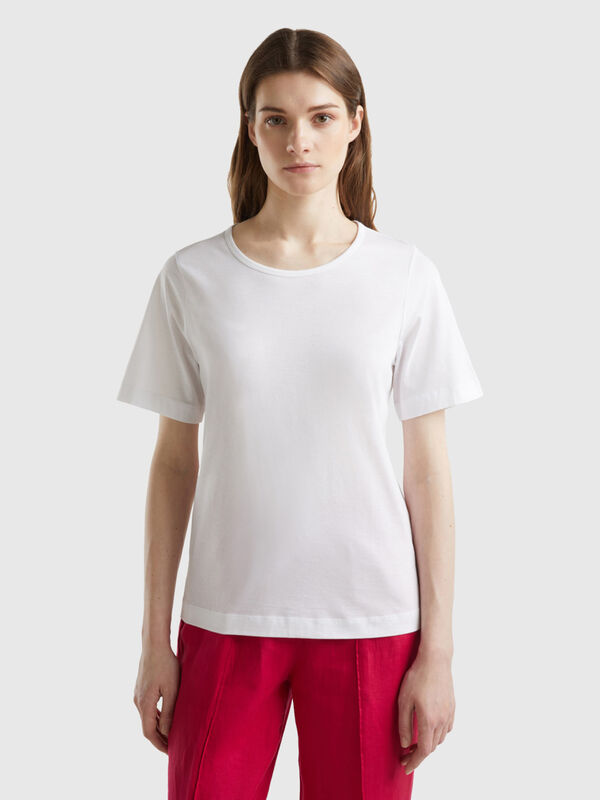 White short sleeve t-shirt Women