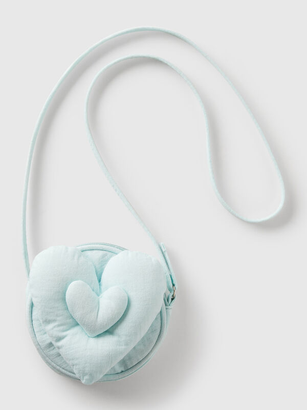 Crossbody bag with heart applique Junior Girl