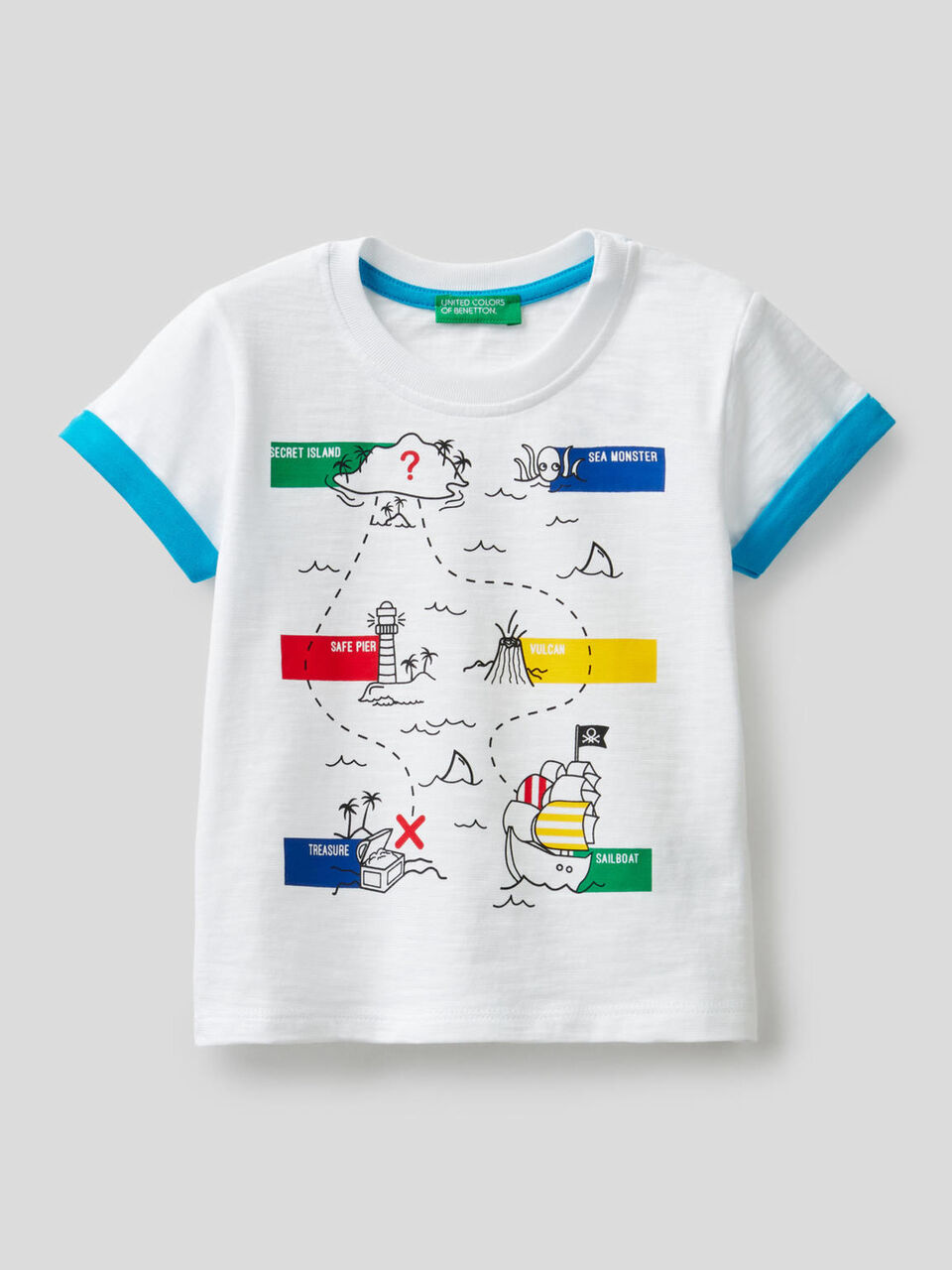 Cotton t-shirt with print image number 1