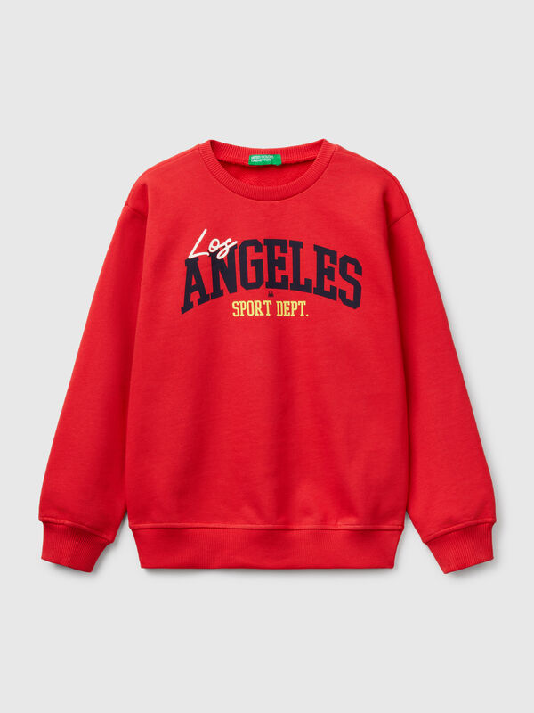 100% cotton sweatshirt with print Junior Boy