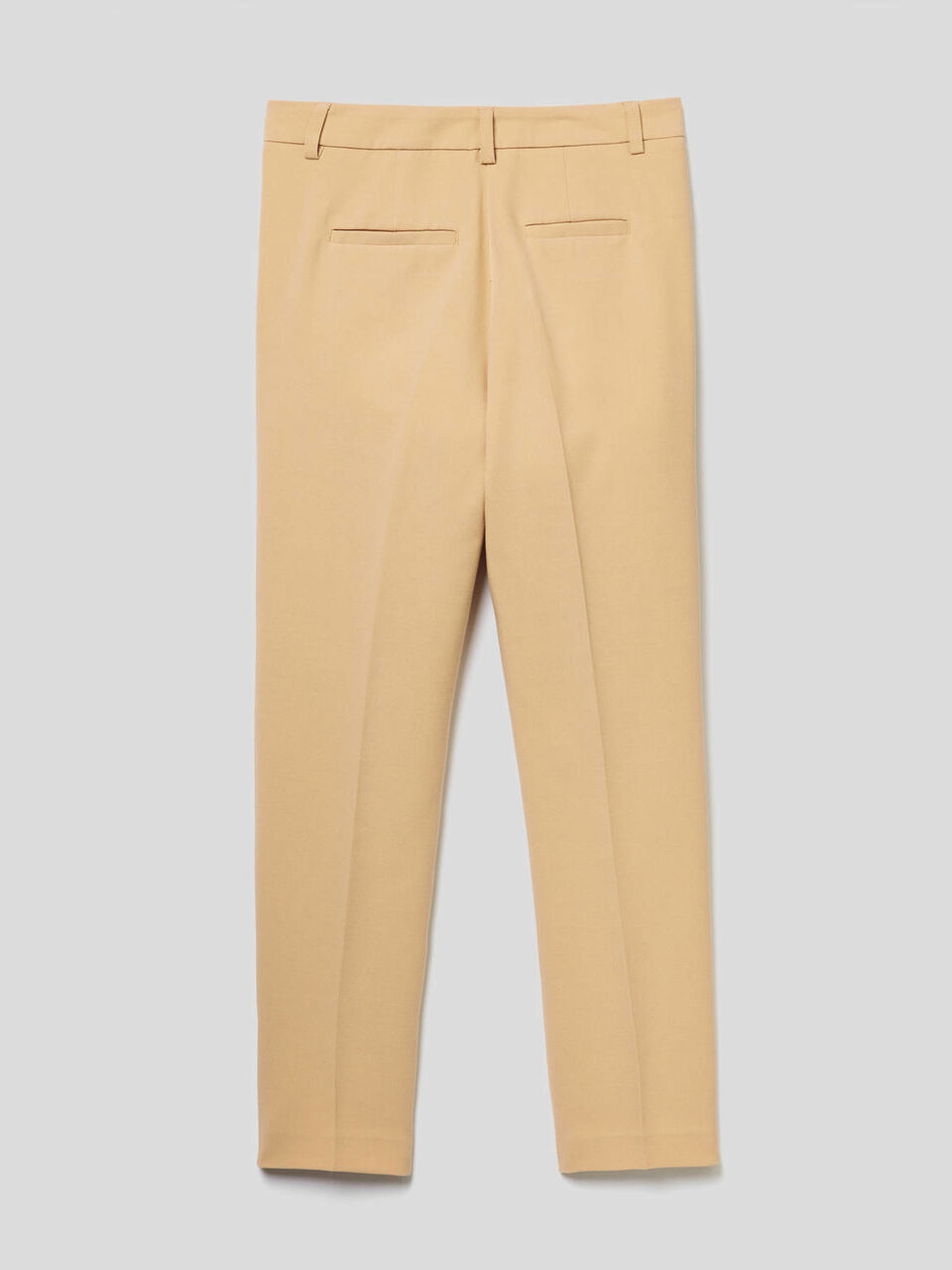 Basic trousers with centered crease image number 2