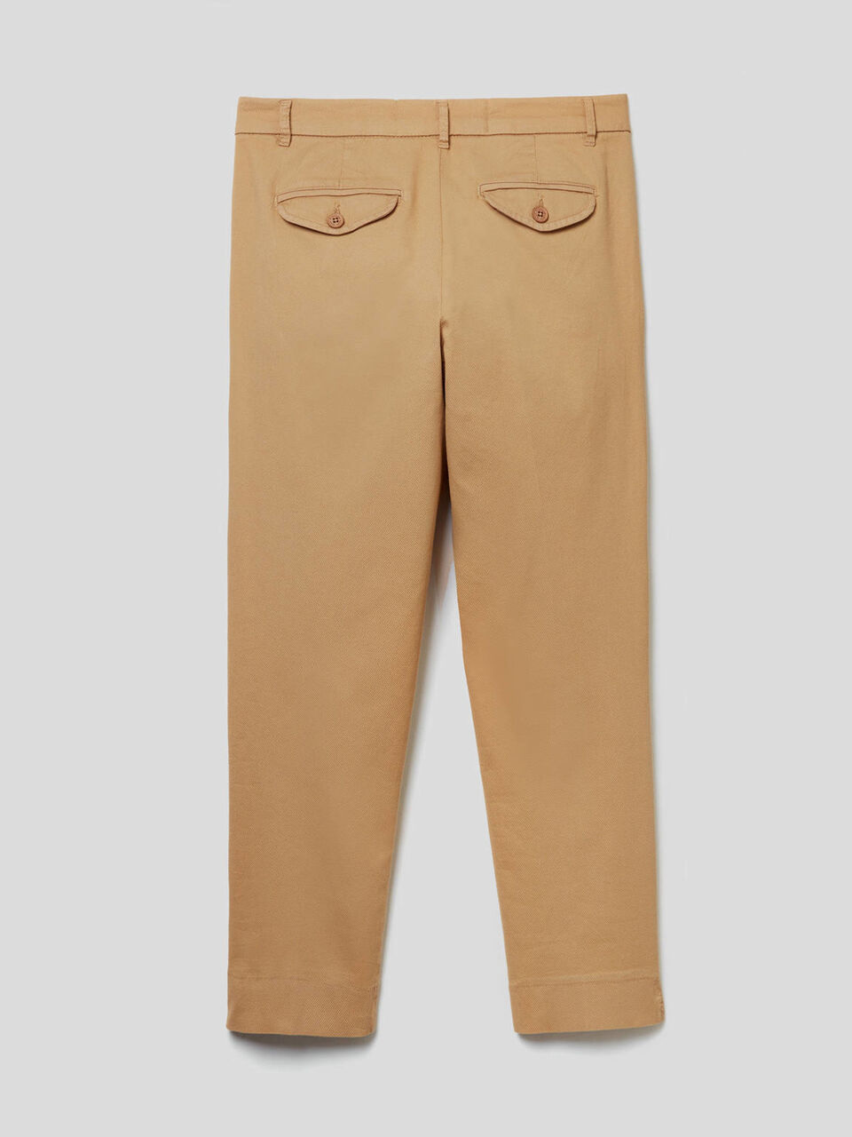 Cropped chinos in stretch cotton image number 2