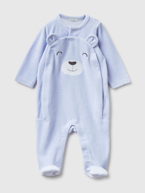 Chenille animal onesie New Born (0-18 months)