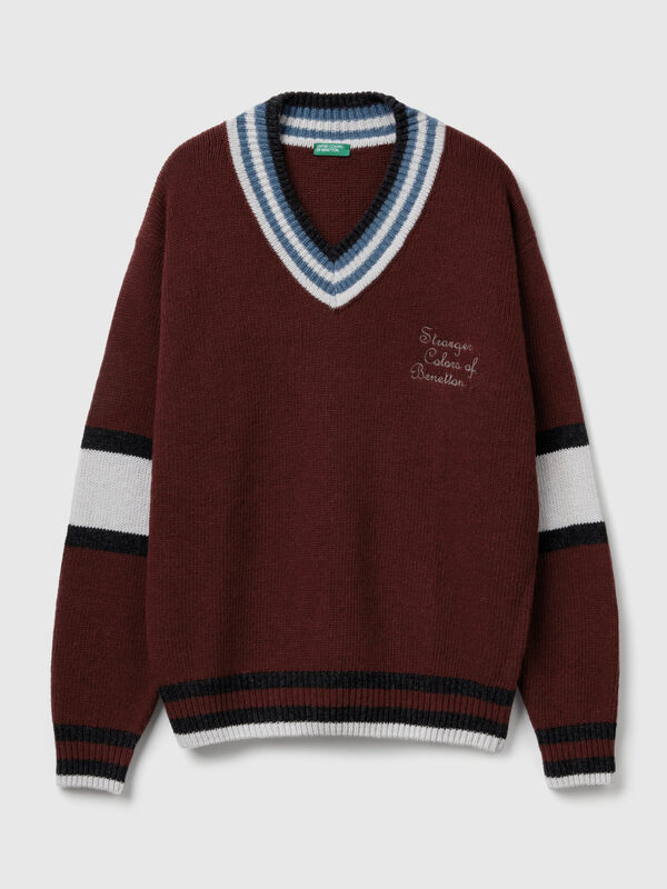 Stranger Things V-neck sweater Men
