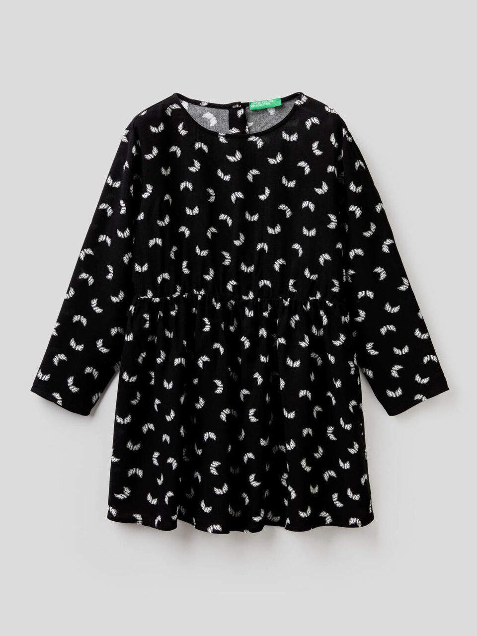 Patterned dress in sustainable viscose image number 1
