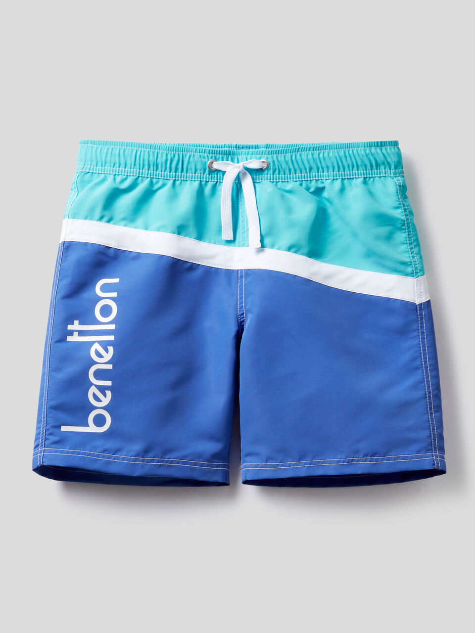 Logo print swim trunks image number 1