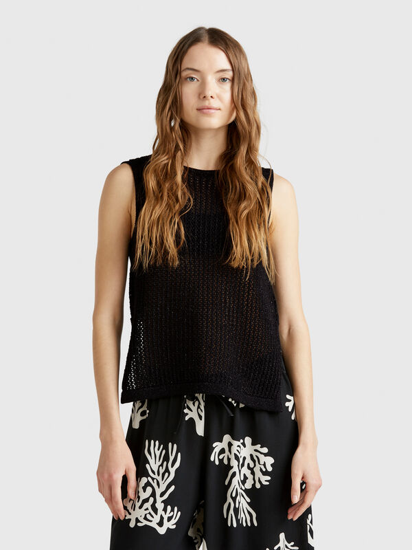 Knit tricot top Women