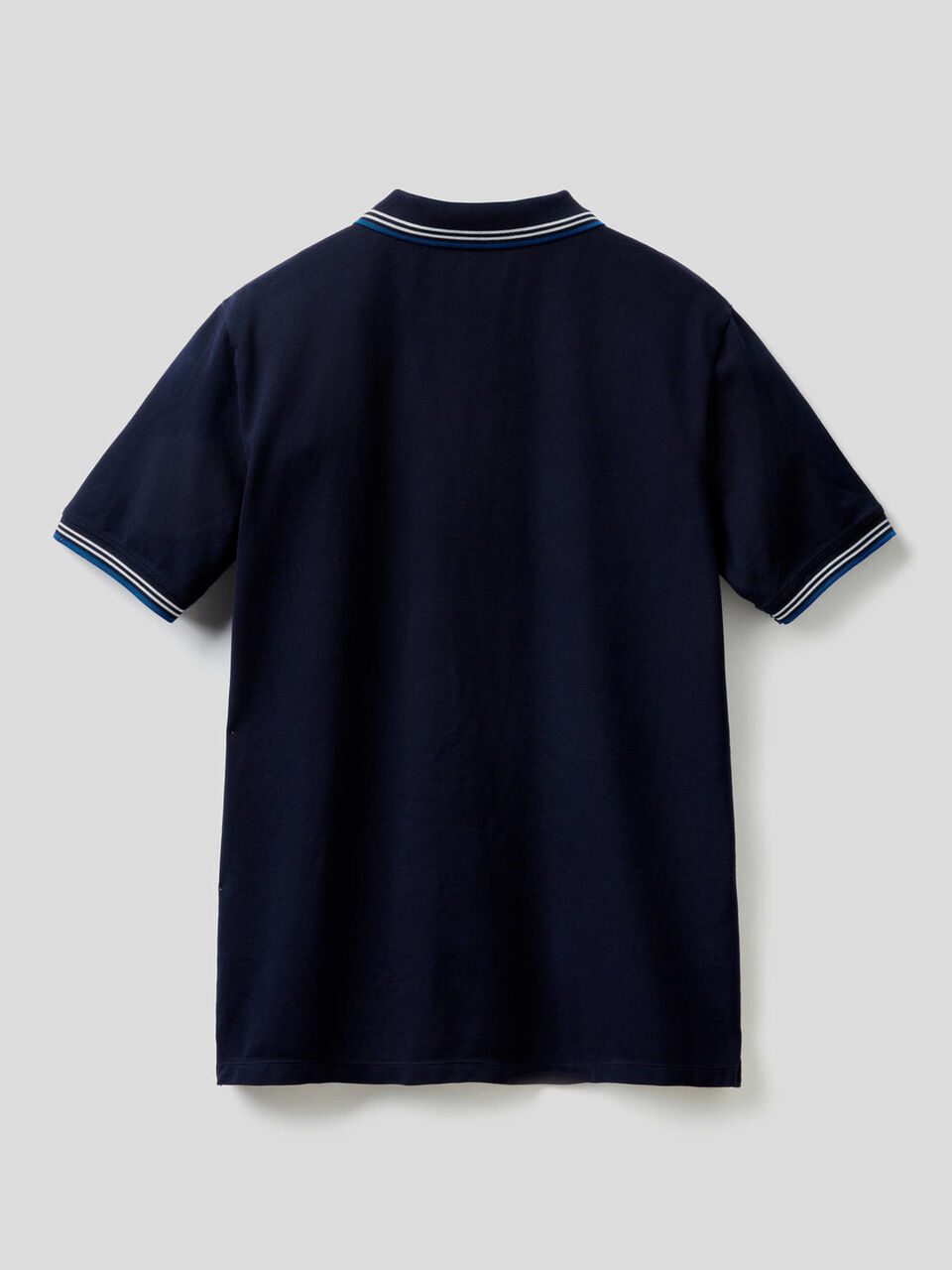 Short sleeve stretch cotton polo image number 2