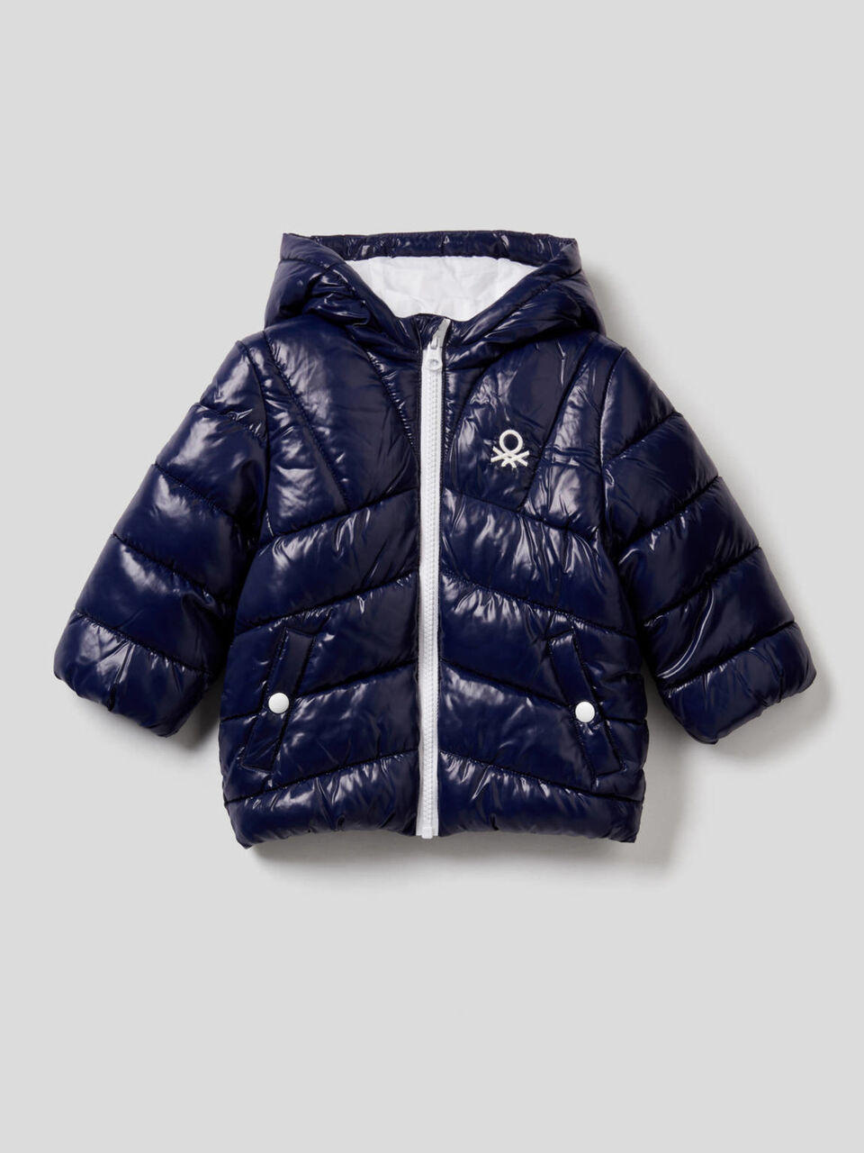 Padded jacket in recycled wadding image number 1