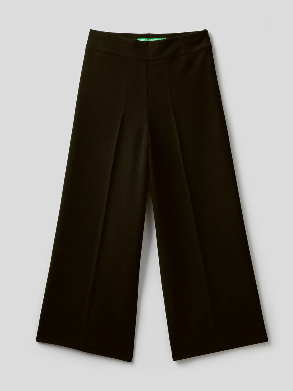Cropped wide leg trousers image number 1