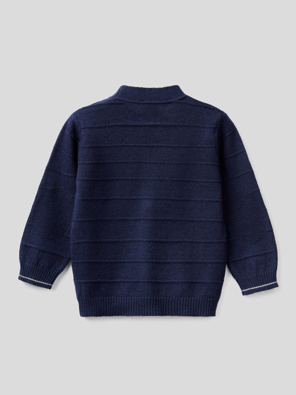 V-neck knit cardigan image number 2