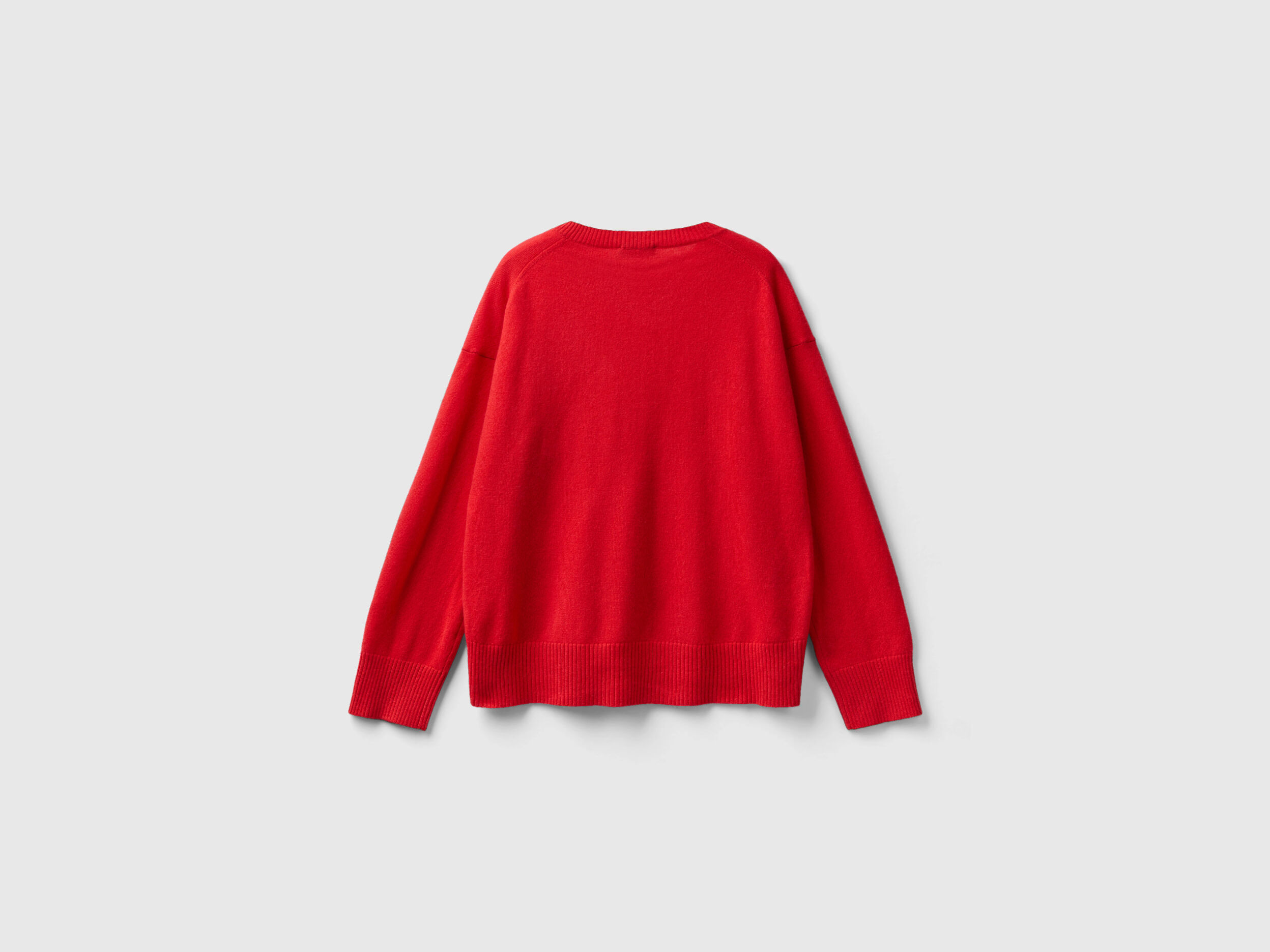 Red sales cashmere sweater