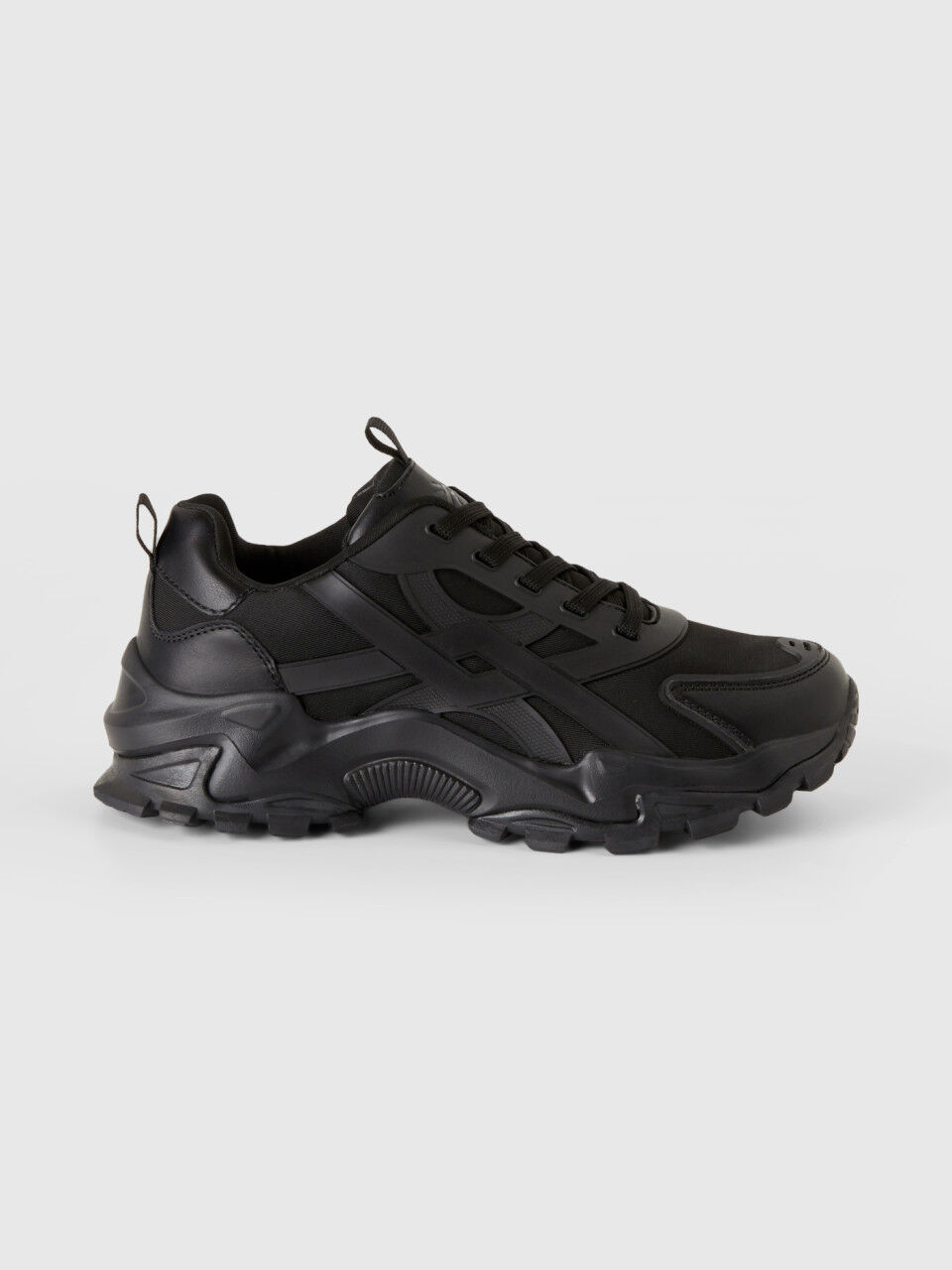 Benetton black new arrivals shoes