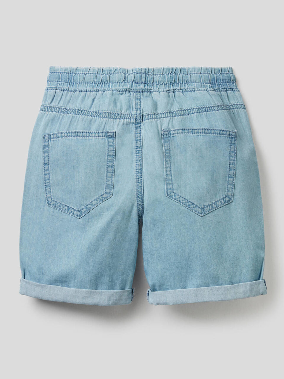Bermudas in 100% cotton denim image number 2