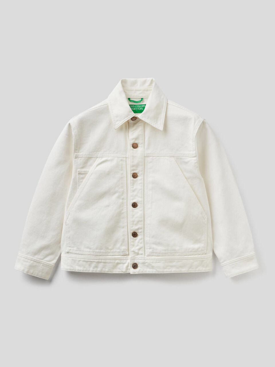 100% cotton denim jacket image number 1