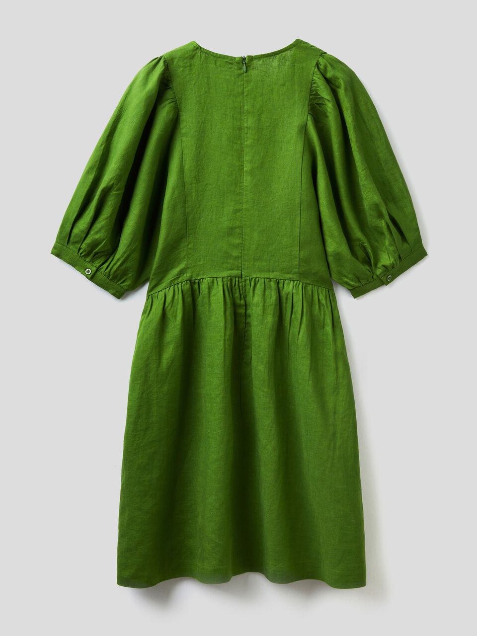 Short 100% linen dress image number 2