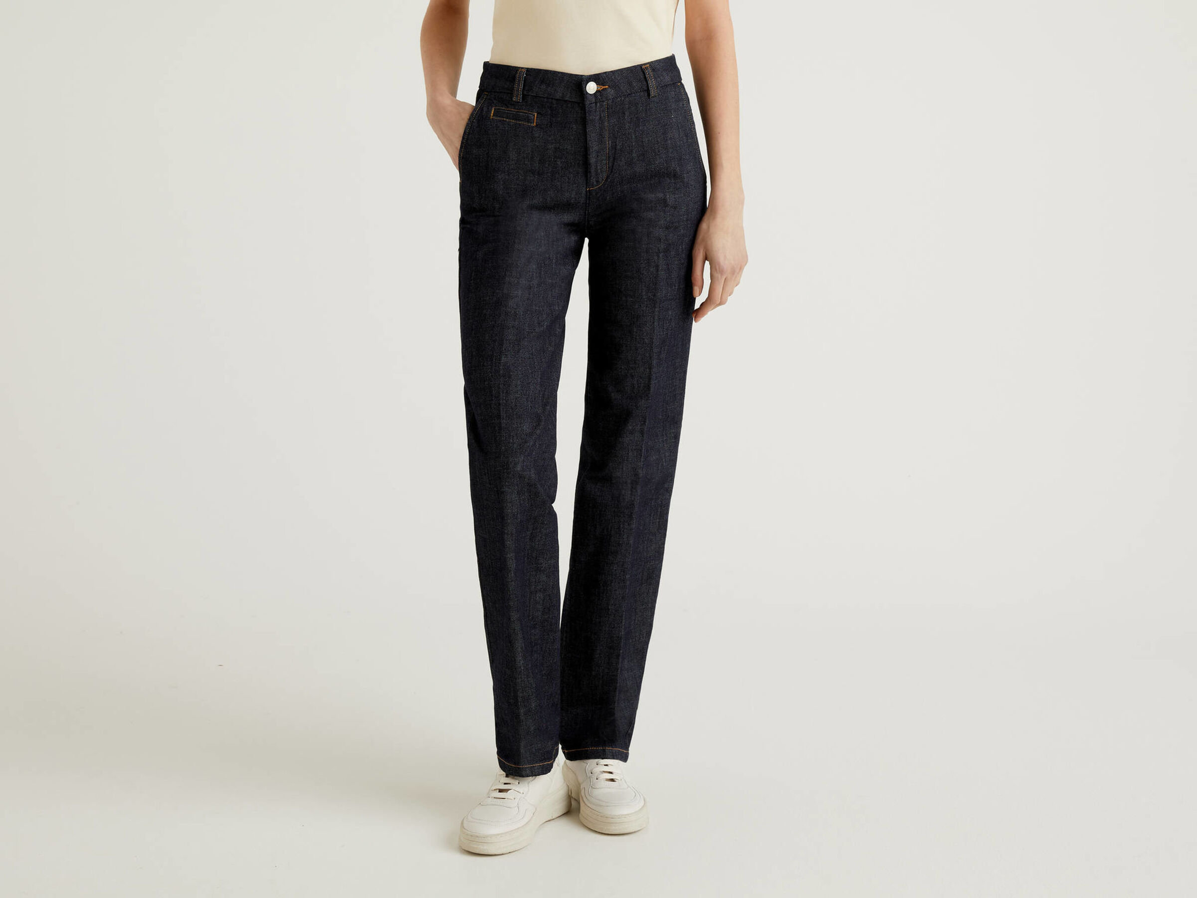 denim chinos