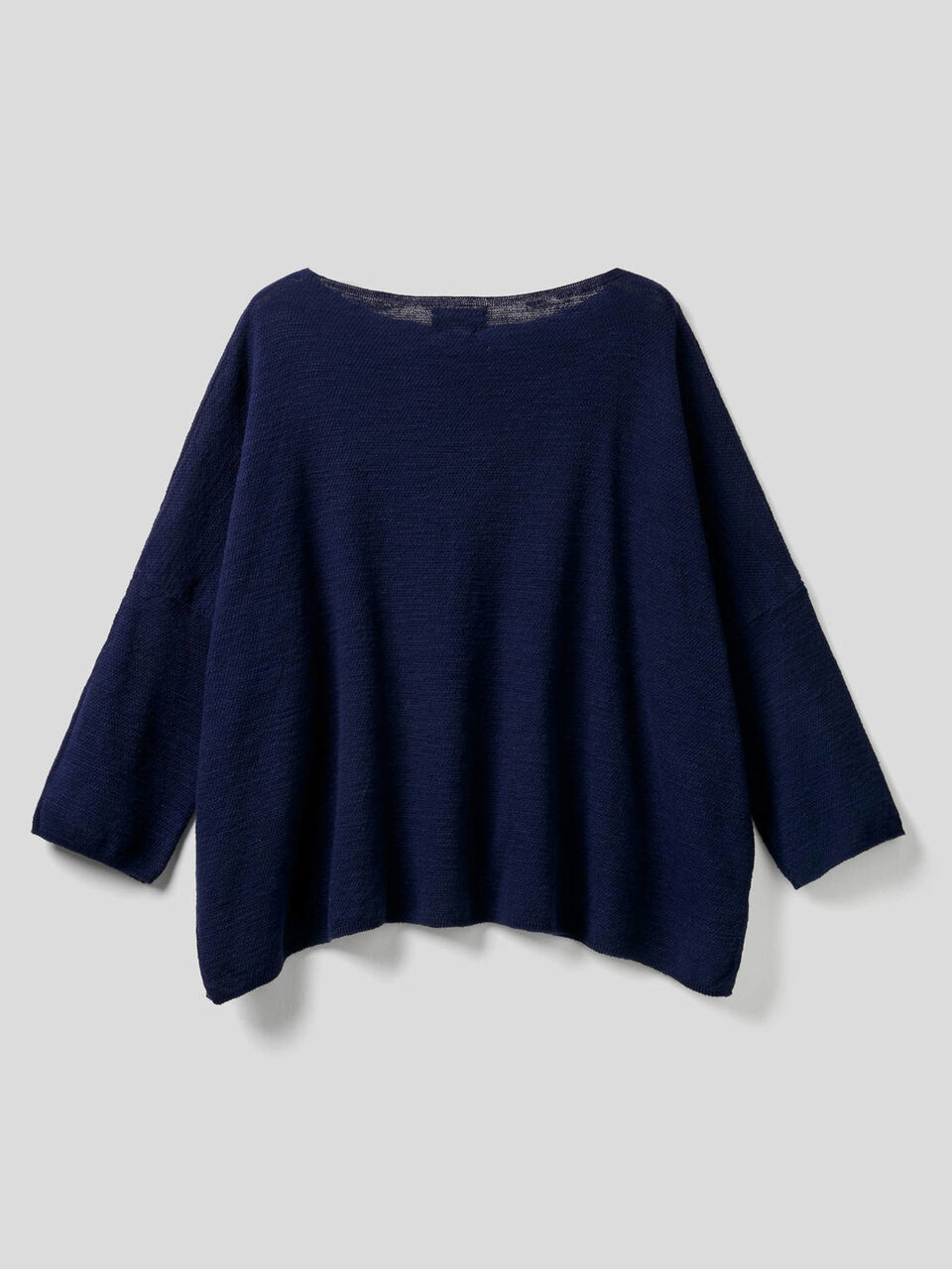 Knit sweater with boat neck image number 2