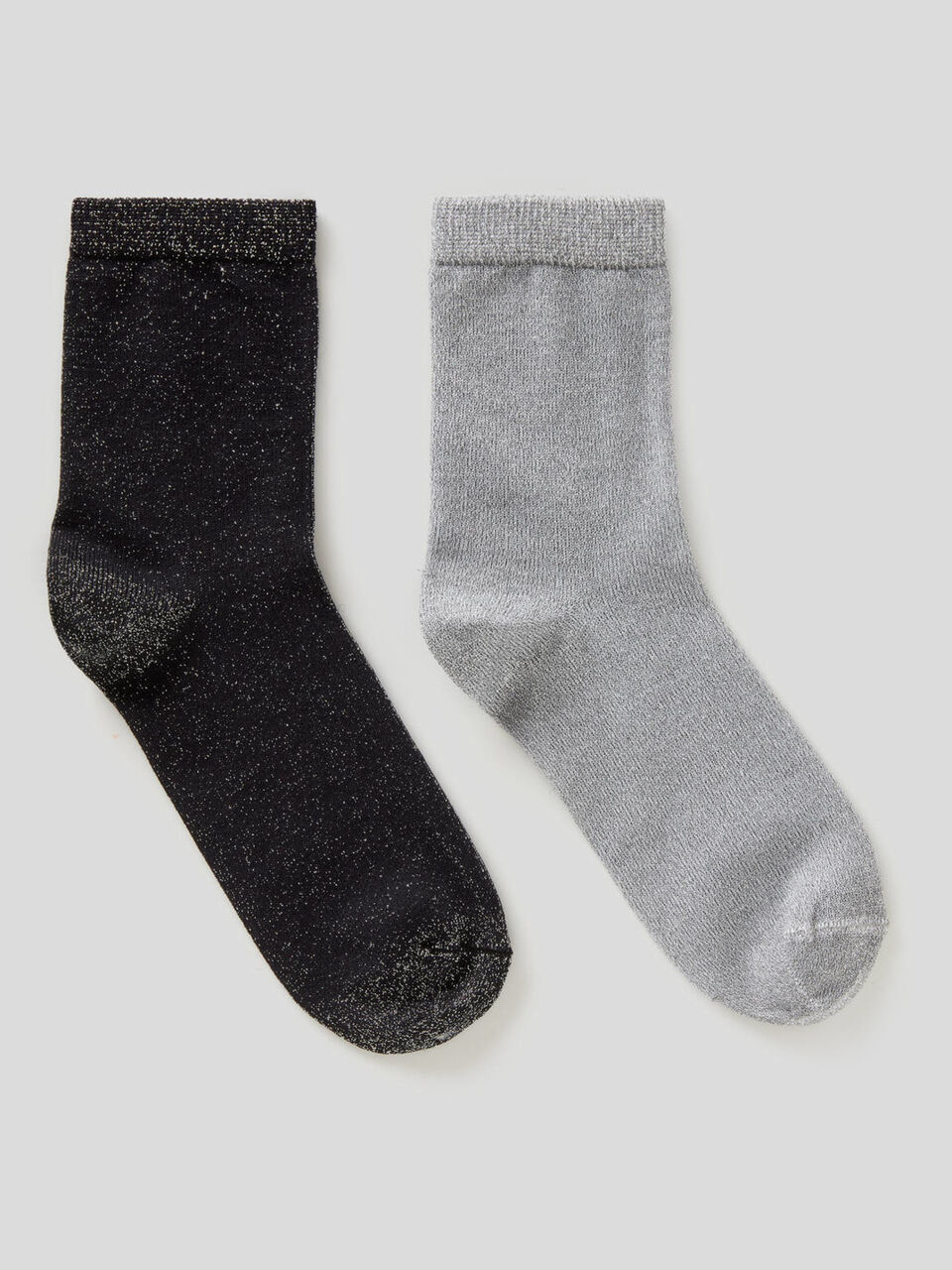 Two pairs of socks with lurex thread Junior Girl image number 1