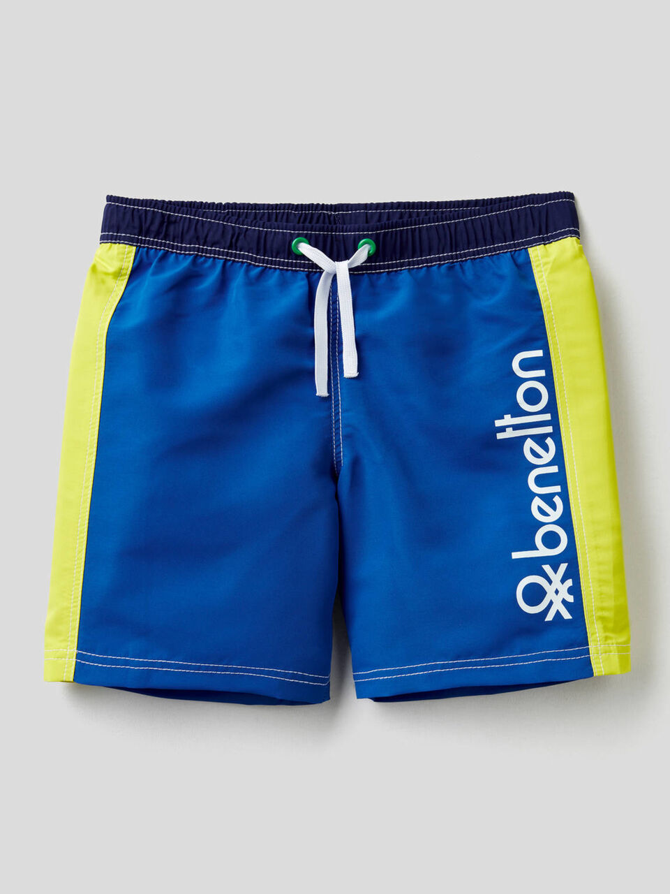 Swim trunks with clashing inserts image number 1