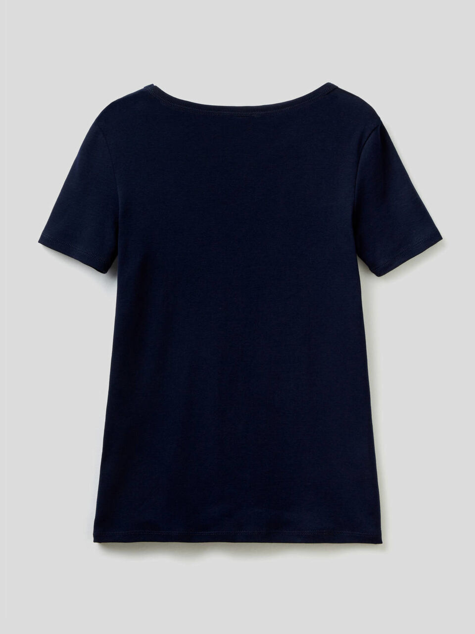 T-shirt in 100% cotton with glitter print logo image number 2