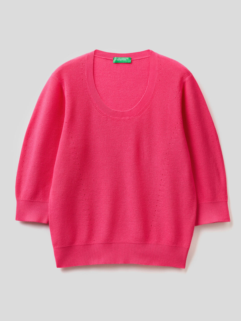 Sweater in tricot cotton image number 1
