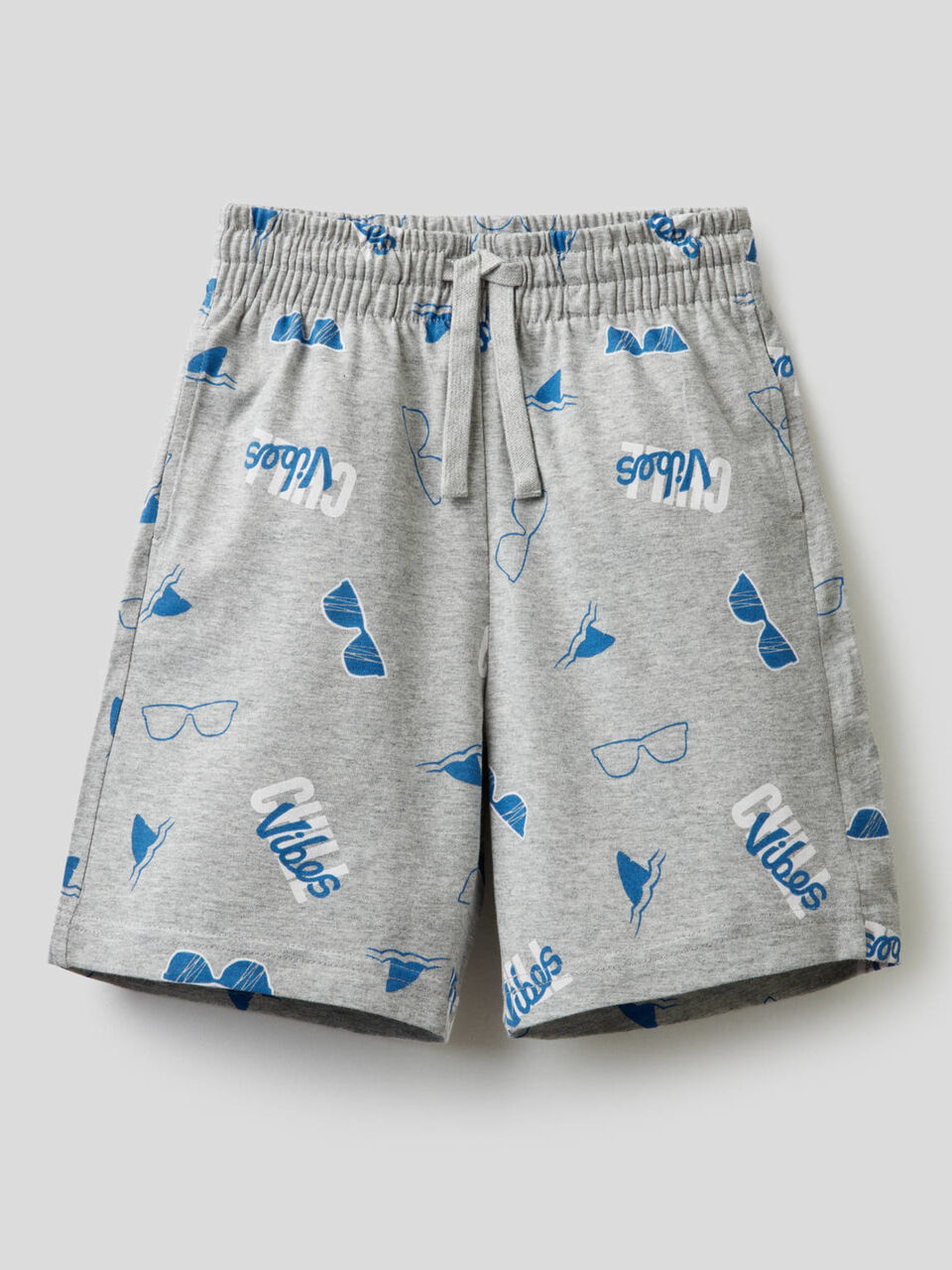 Printed 100% cotton bermudas image number 1