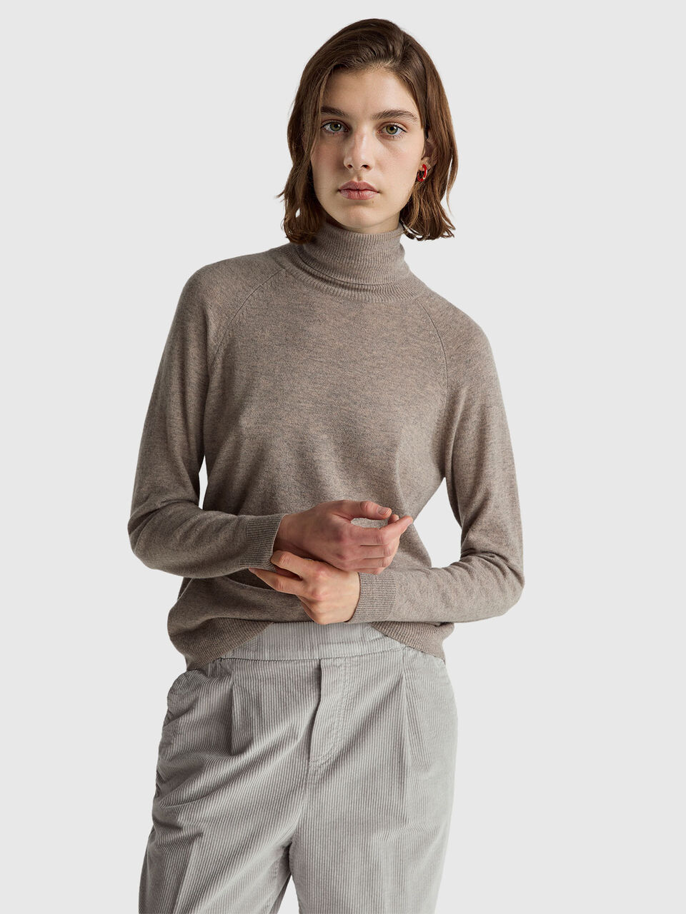 TURTLE NECK SWEATER Women image number null