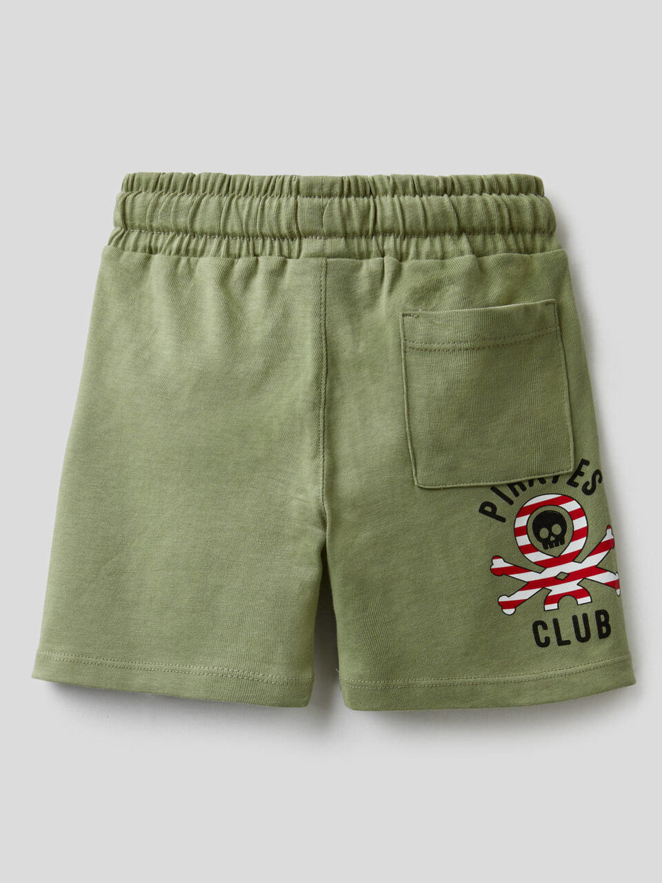 Yarn dyed shorts in pure cotton image number 2
