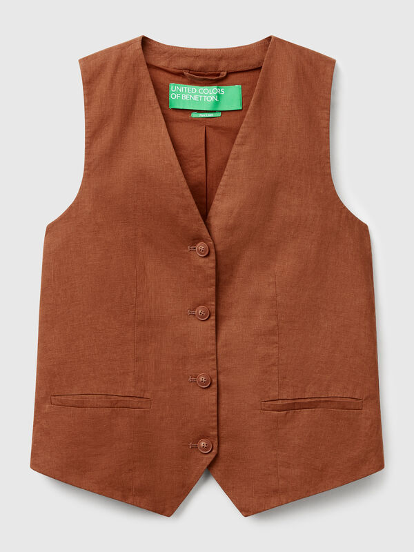 Pure linen vest Pure linen vest Women