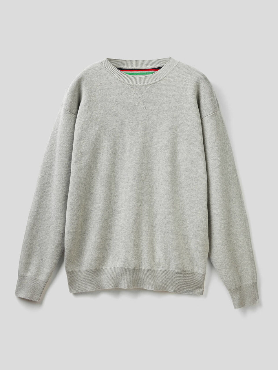 Reversible sweater in tricot cotton image number 1