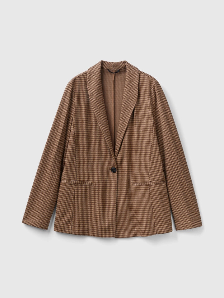 Houndstooth blazer image number 1