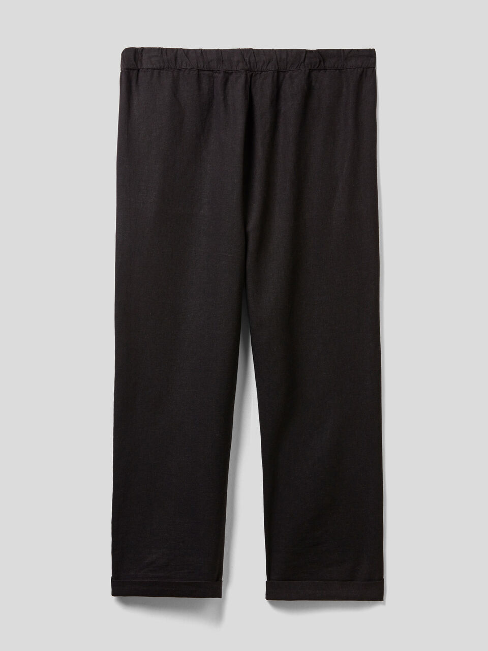 Trousers in viscose blend linen image number 2