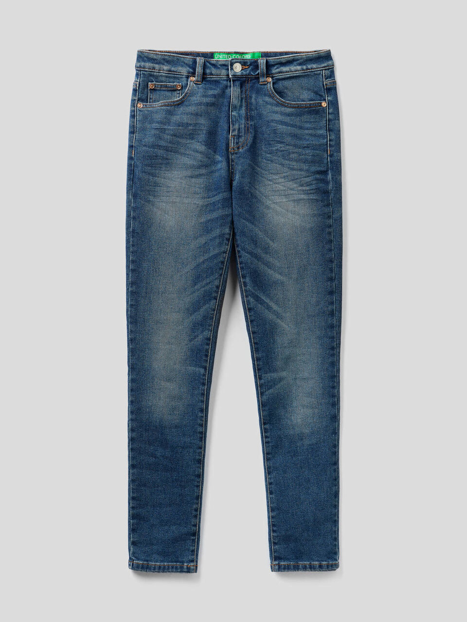 Skinny jeans in stretch cotton denim image number 1