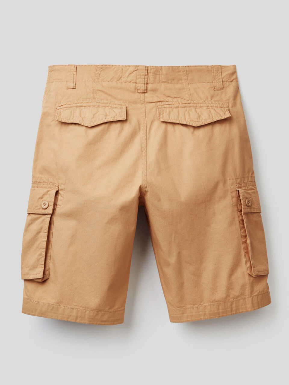 Cargo bermudas in pure cotton image number 2