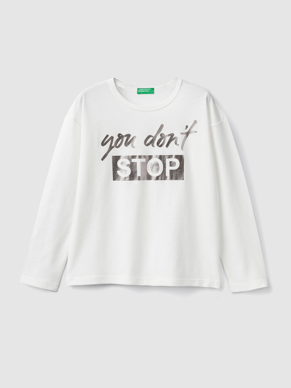 T-shirt with glossy print image number 1