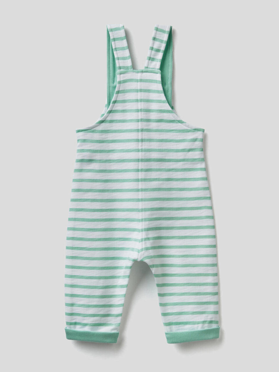Printed overalls in organic cotton image number 2