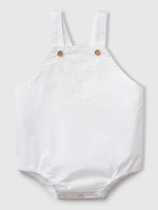 Overall onesie in 100% cotton New Born (0-18 months)