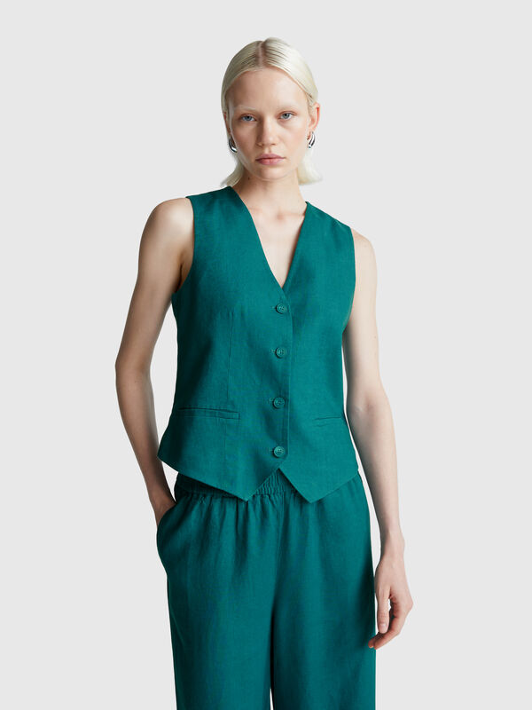 Pure linen vest Pure linen vest Women