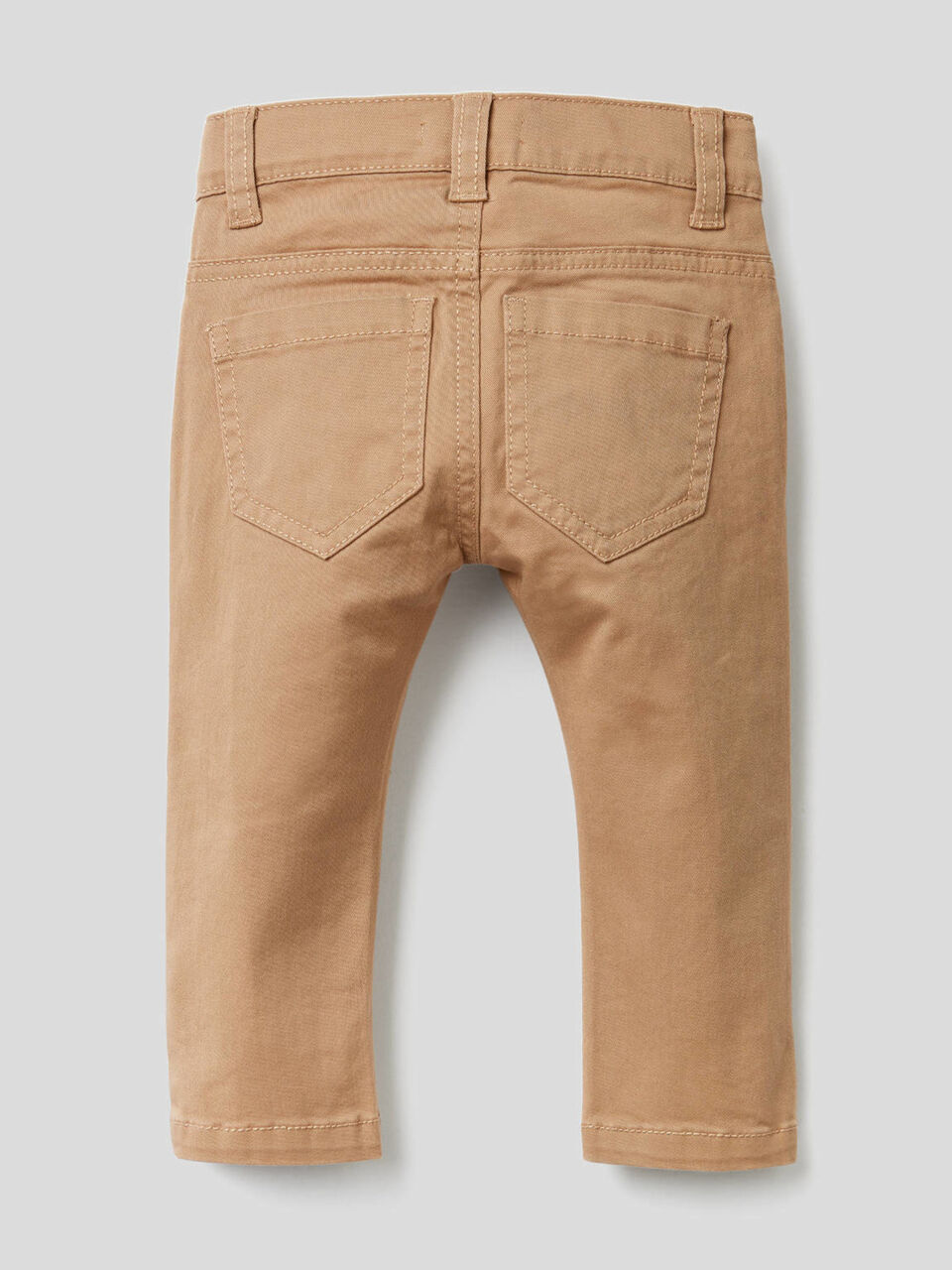 Slim fit trousers in stretch cotton image number 2
