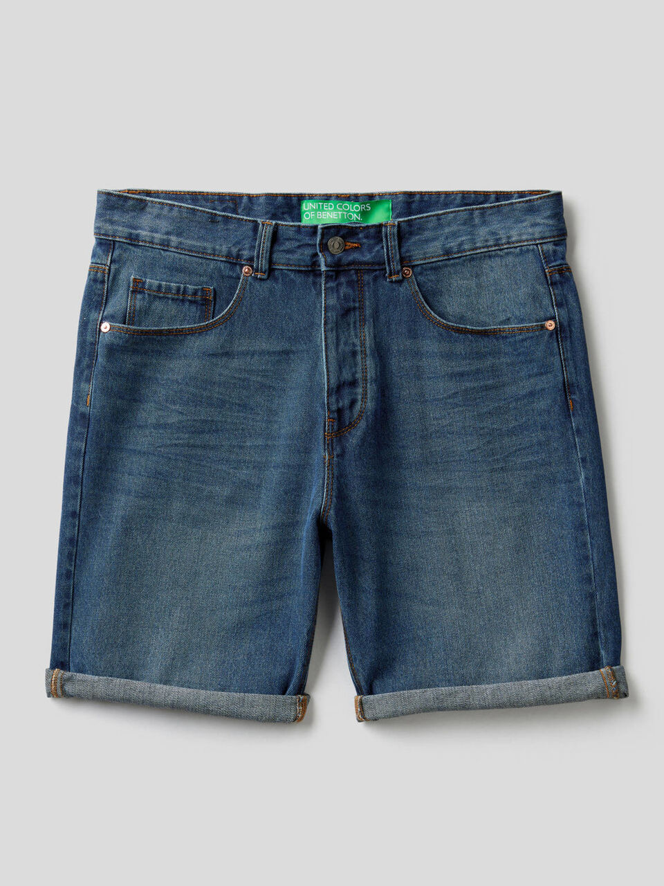 Bermudas in 100% cotton denim image number 1