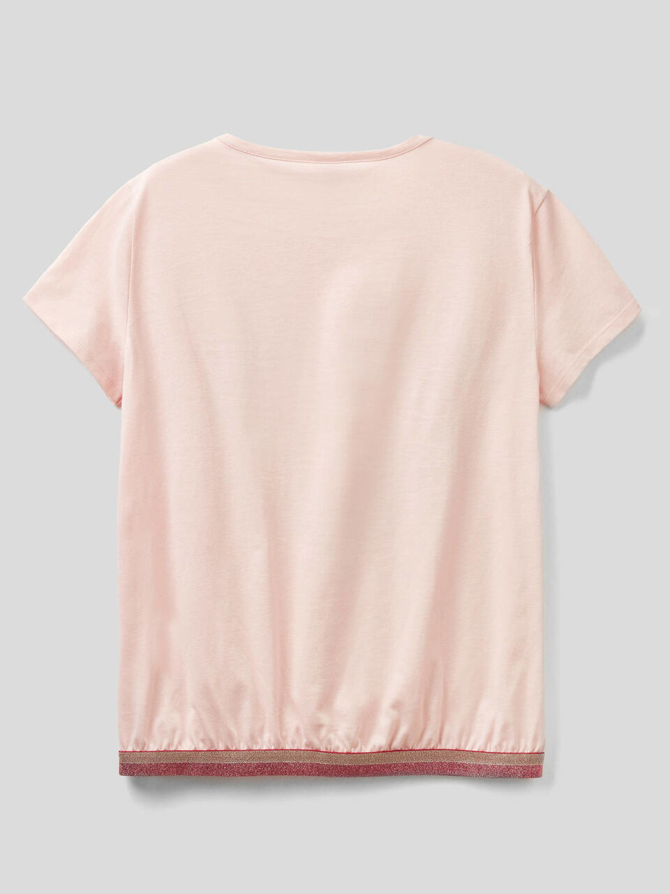 Peanuts print t-shirt with lurex elastic image number 2